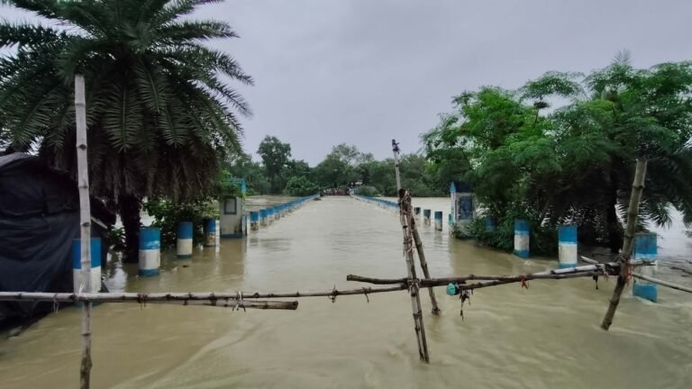 Kopai River Flooding in Santiniketan 2024